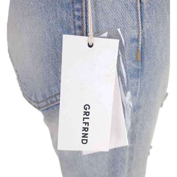GRLFRND Karolina High-Rise Raw Edge Jeans 24 XXS Dont Cry Daddy $225 - Picture 12 of 16